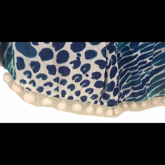 Bright Lilly Pulitzer Off the Shoulder Blouse Med - Picture 7 of 7